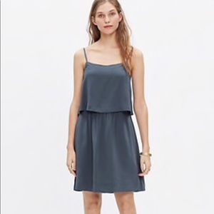 Madewell Silk Cami Overlay Mini Dress